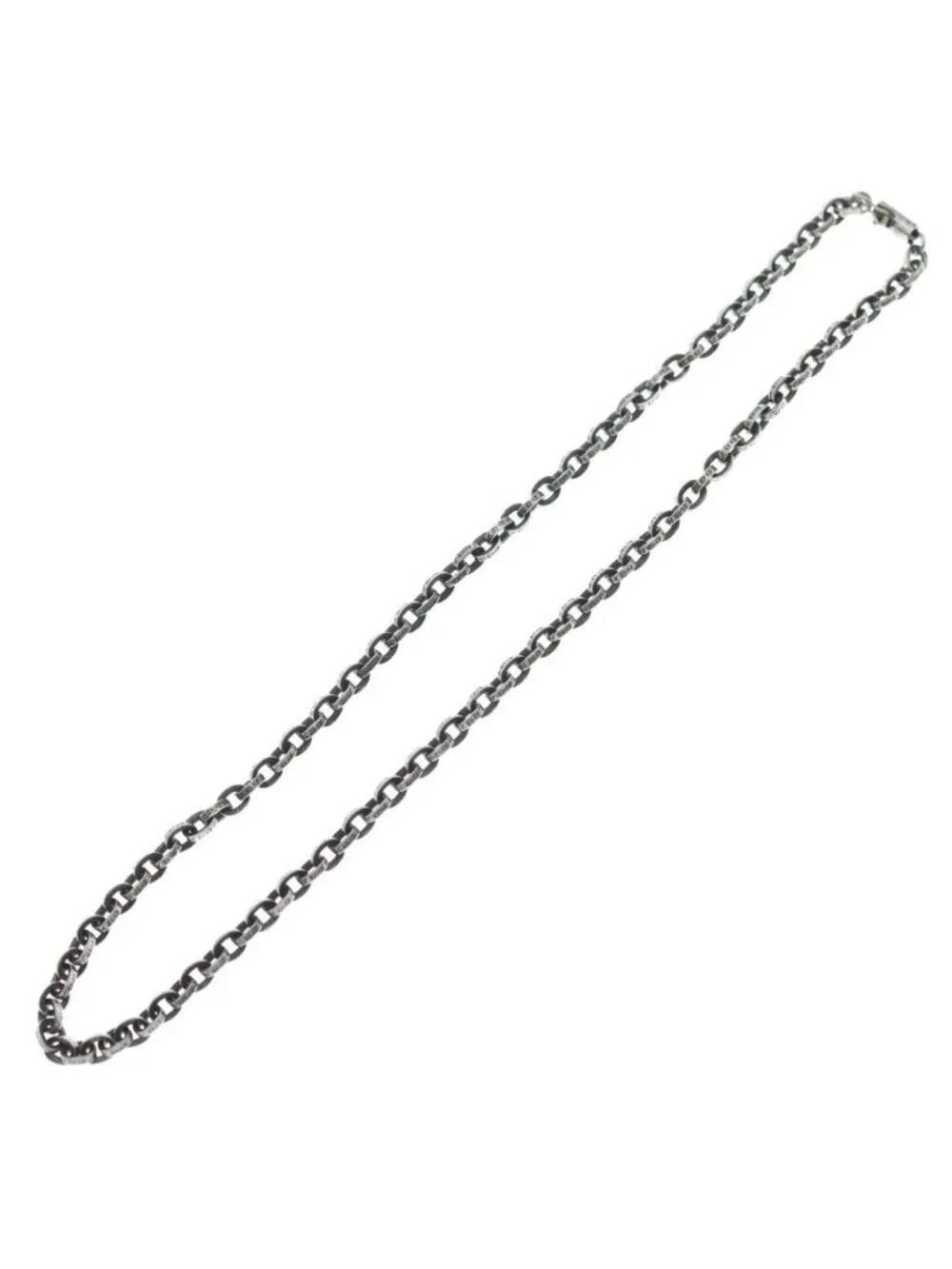 Chrome Hearts Paper Chain 18 Necklace Silver